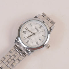 Silver Chain Womans Watch White Dial 6006-9