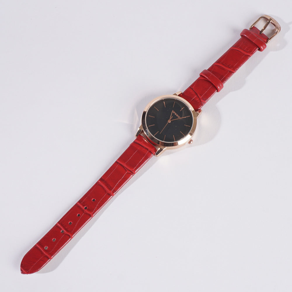 Women Stylish Wrist Watch Red