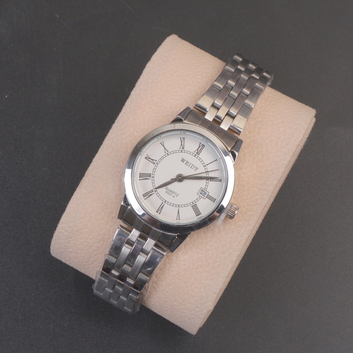 Silver Chain Womans Watch White Dial 6007-4