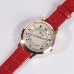 Women Stylish Wrist Watch Red