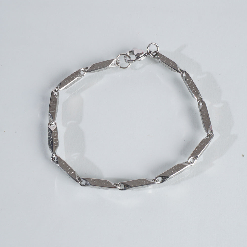 Mens Silver Chain Bracelet 3mm