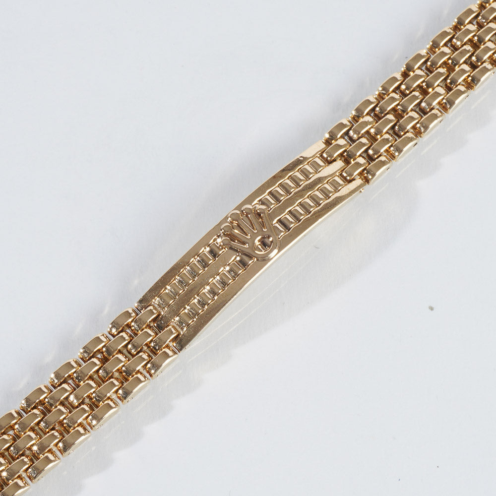 Mens Golden Chain Bracelet R