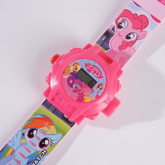 Kids Projection Watch Pink