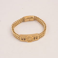 Mens Golden Chain Bracelet R