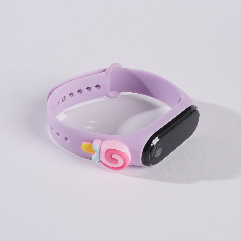 Kids LED Wrist Band Watch Lite Purple