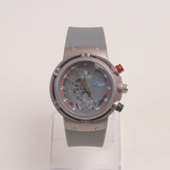 Grey Strap Dial Men's Wrist Watch HB