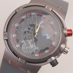 Grey Strap Dial Men's Wrist Watch HB