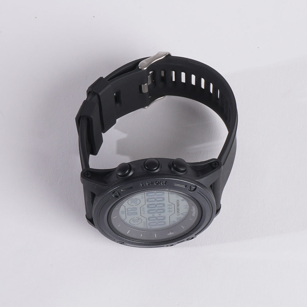 Mans Digital LED Sport Watch Black
