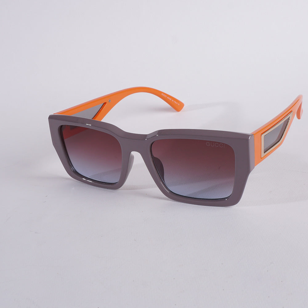 Orange_Grey Frame Sunglasses for Women G