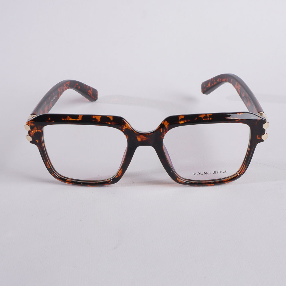 Black_Orange Optical Frame For Man & Woman