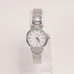 Silver Chain Womans Watch White Dial 8002-1