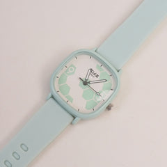 Kids Analogue Watch Light Green