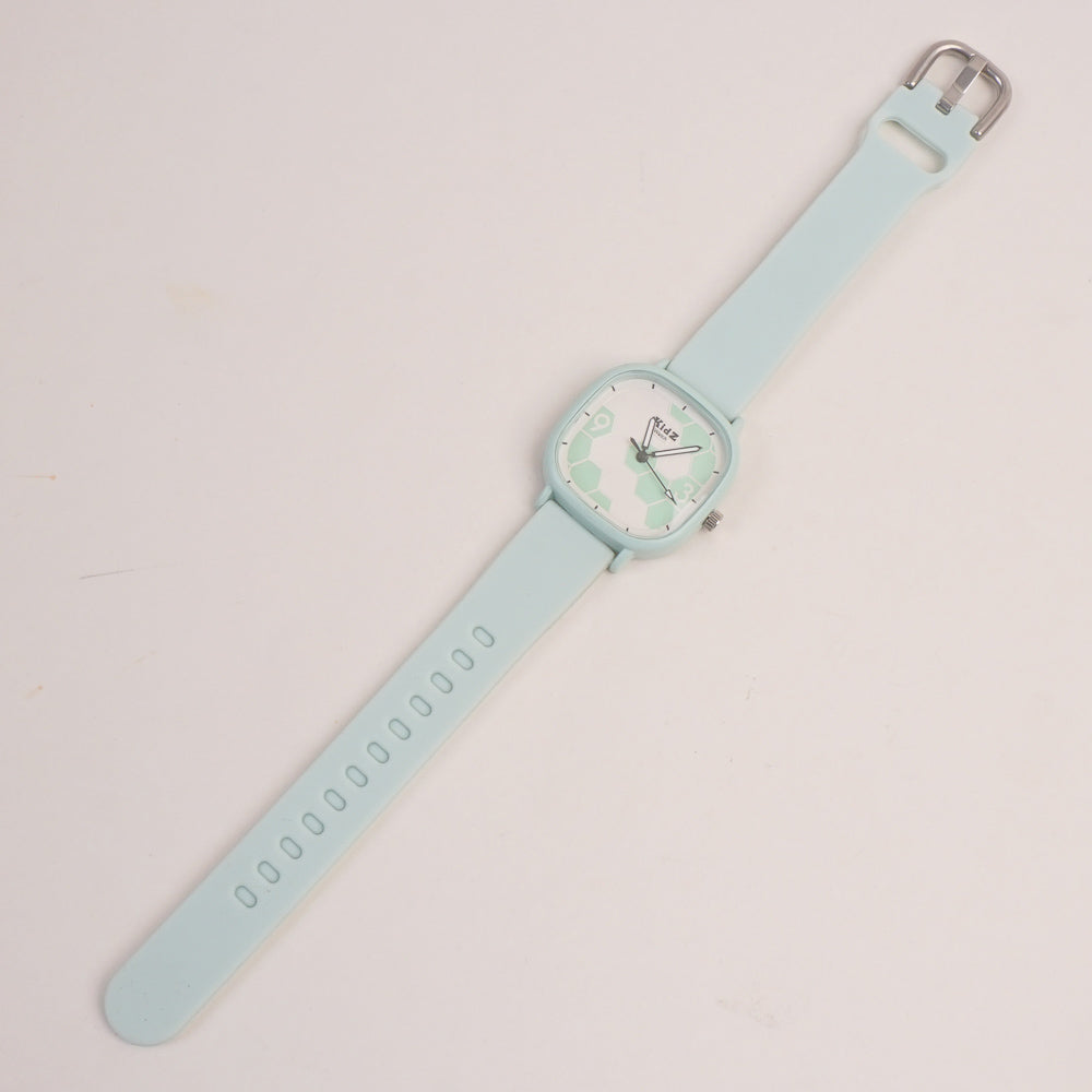 Kids Analogue Watch Light Green