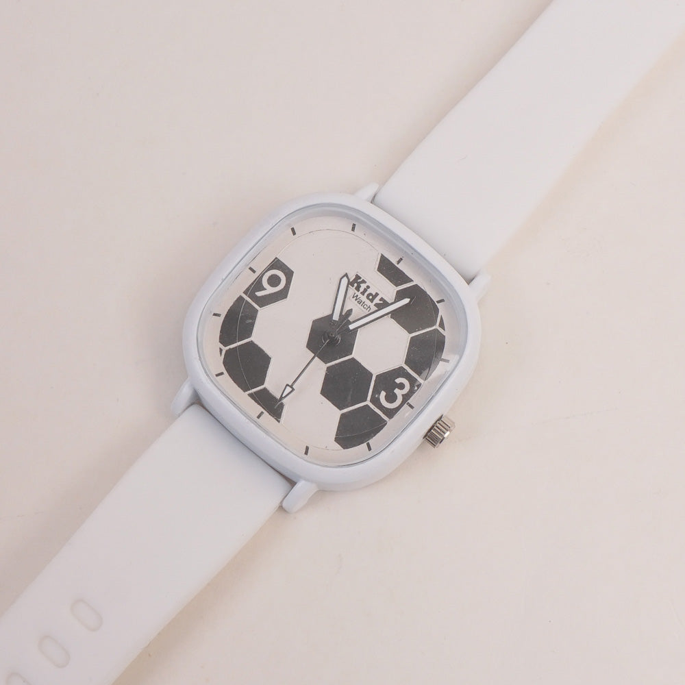Kids Analogue Watch White