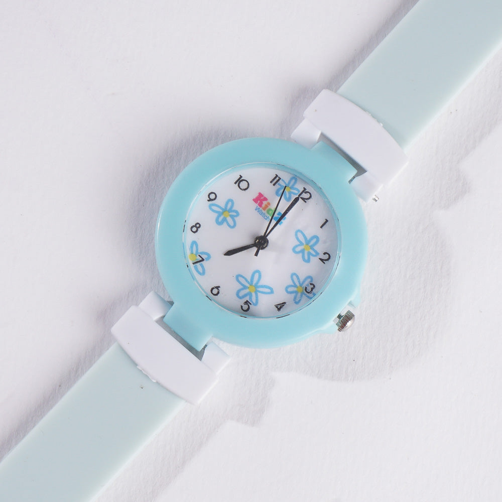 Kids Cyan Analog Watch