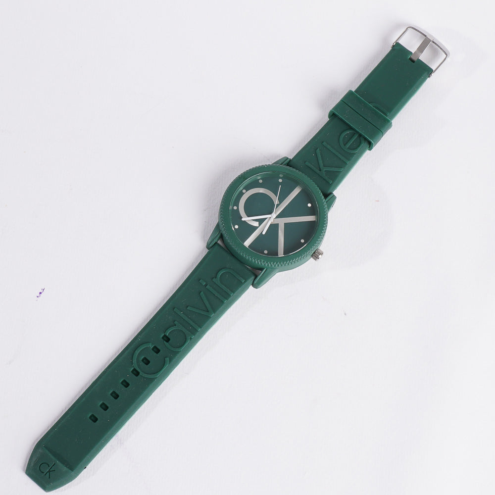 Casual Wrist Watch For Men & Women Green