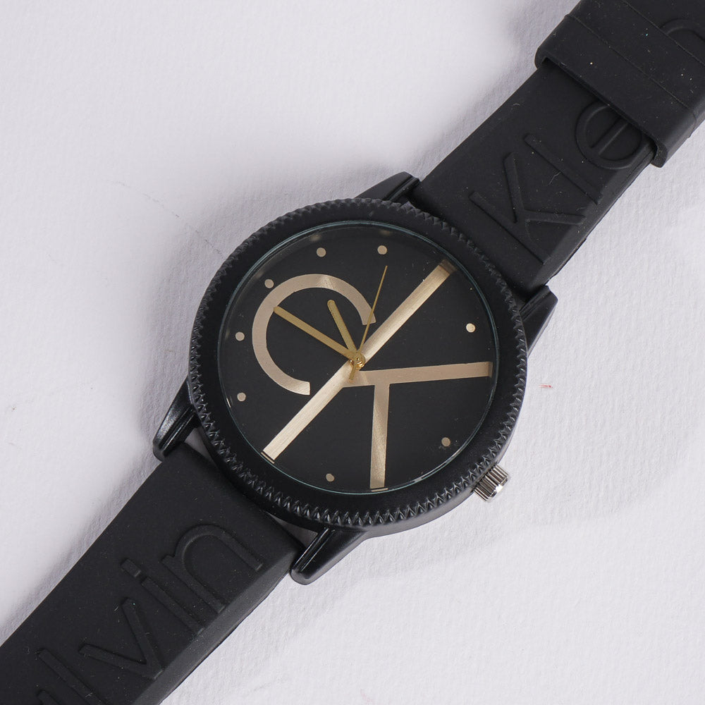 Casual Wrist Watch For Men & Women Black