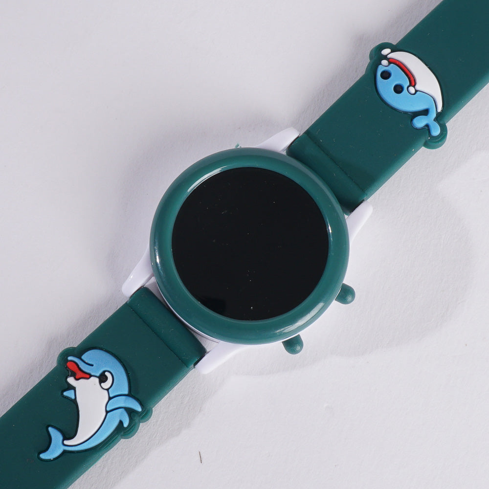Digital LED Wrist Watch Green