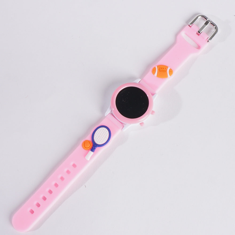 Digital LED Wrist Watch Pink