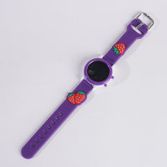 Digital LED Wrist Watch Purple