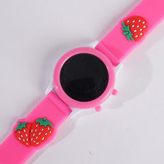 Digital LED Wrist Watch Dark Pink