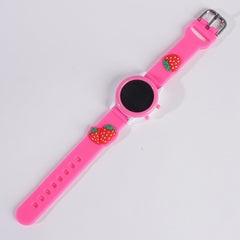 Digital LED Wrist Watch Dark Pink