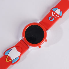 Digital LED Wrist Watch Red
