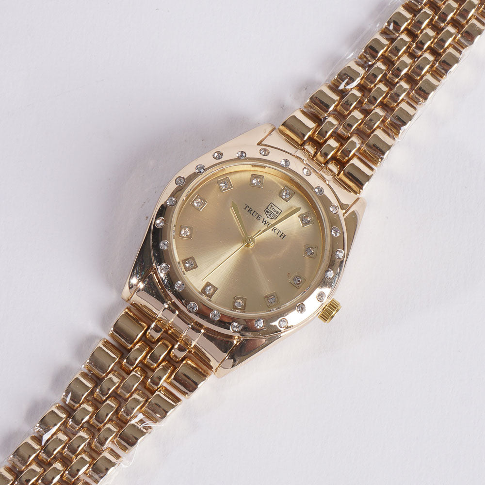 Women's Chain Watch Golden