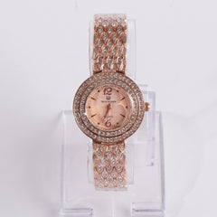 Women's Chain Watch Rosegold Pink