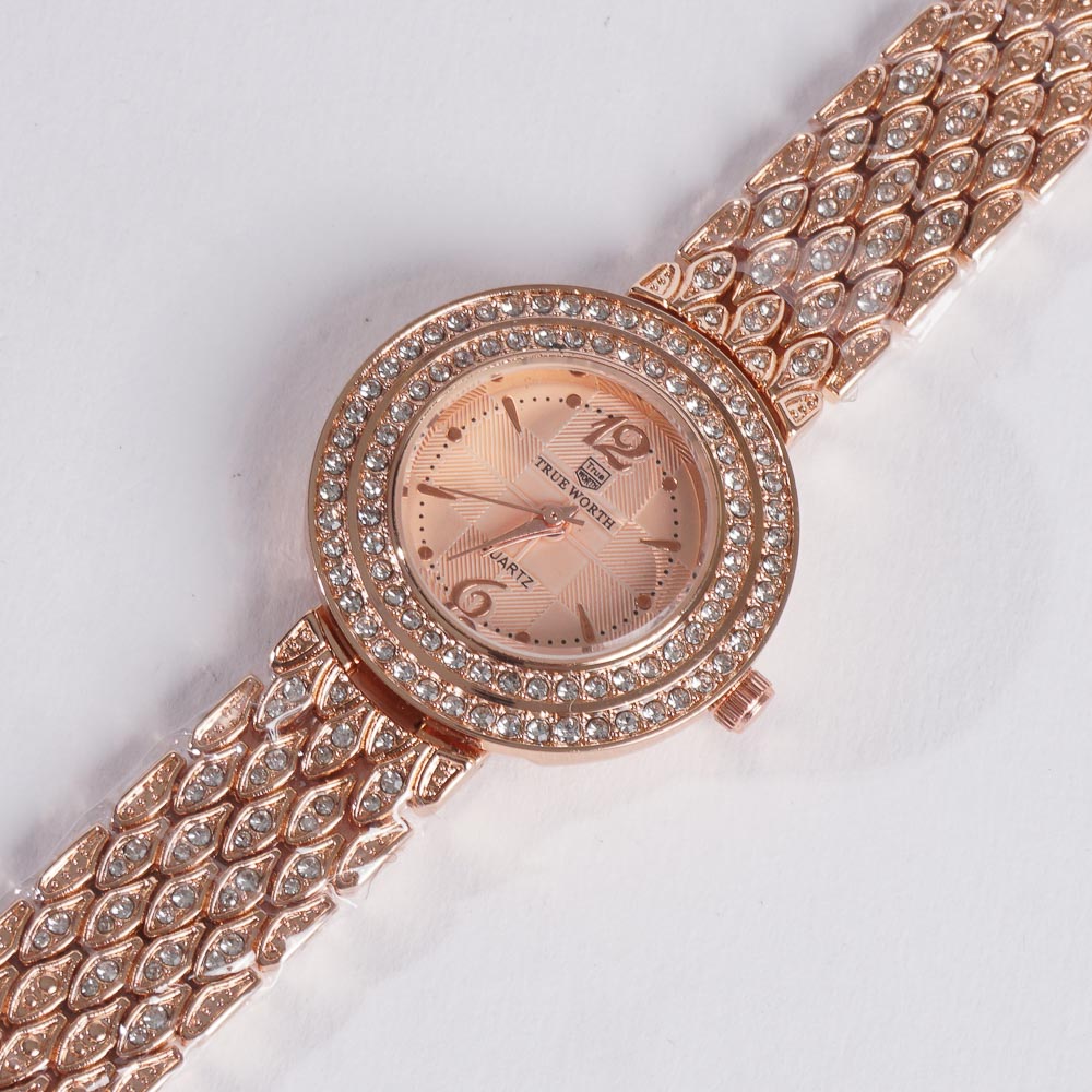 Women's Chain Watch Rosegold Pink