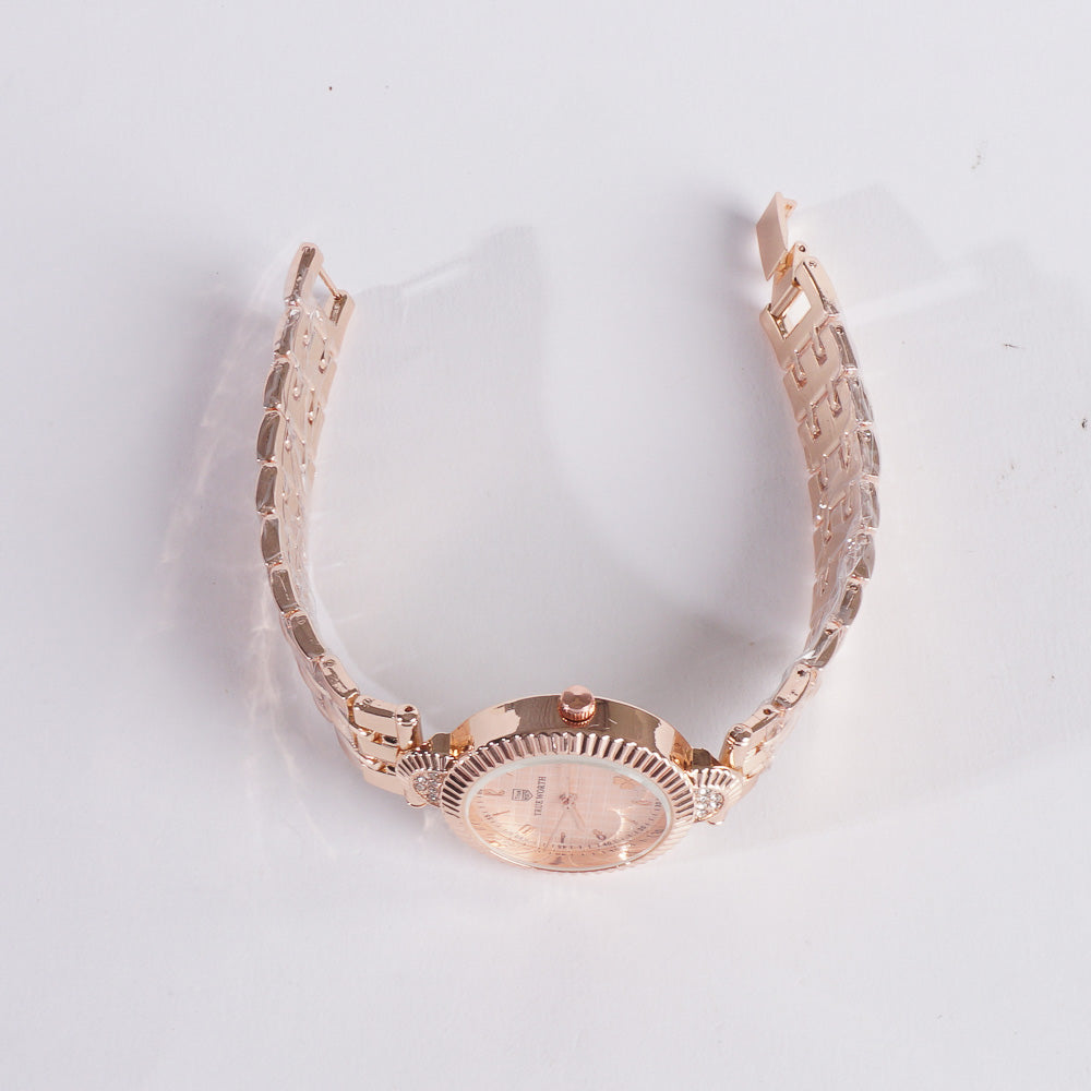 Women's Chain Watch Rosegold Pink