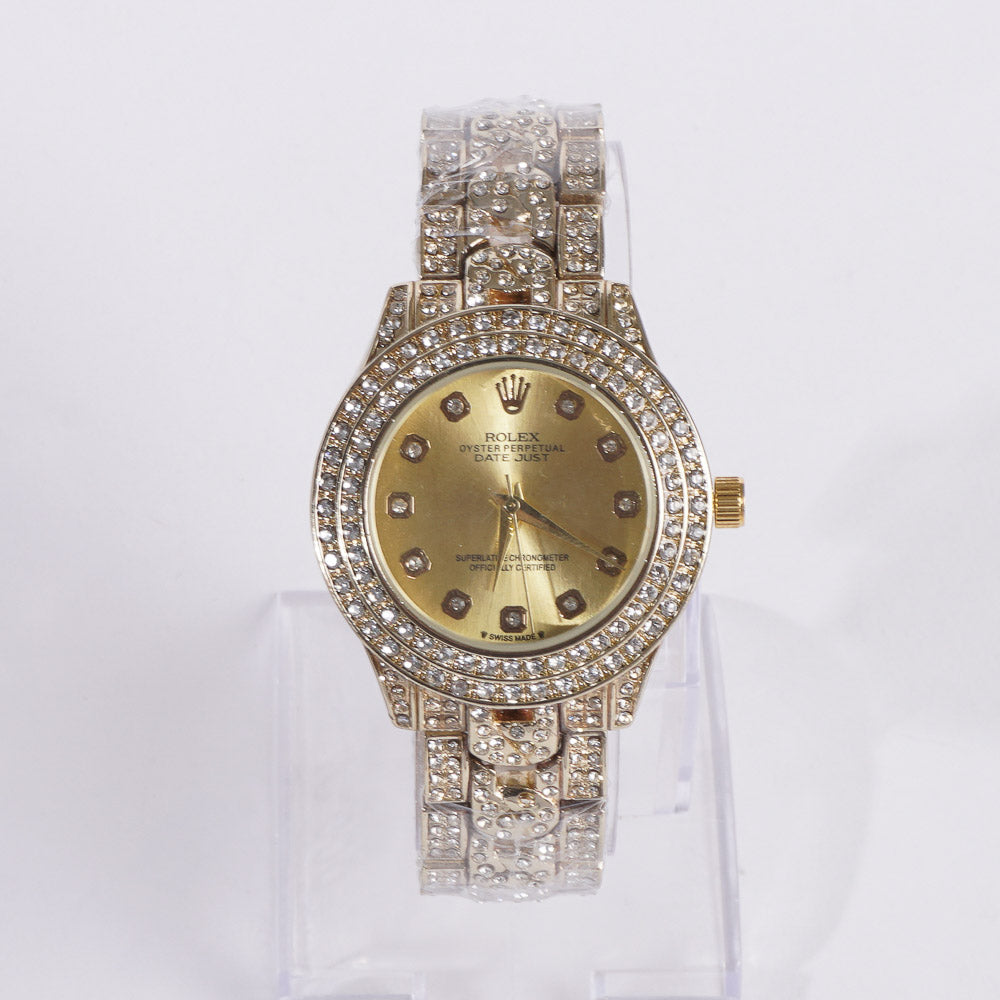Women's Chain Watch Golden R