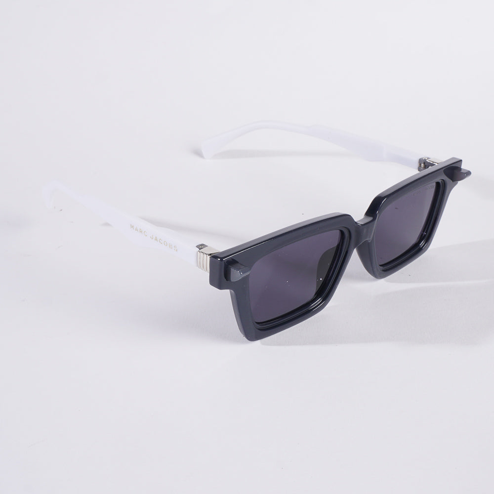 Blk-White Frame Sunglasses for Men & Women MJ