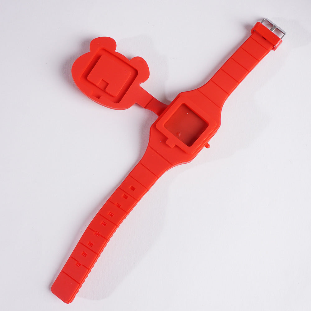 Kids Character Digital Watch Red 1
