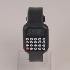 Kids Calculator digital watch black