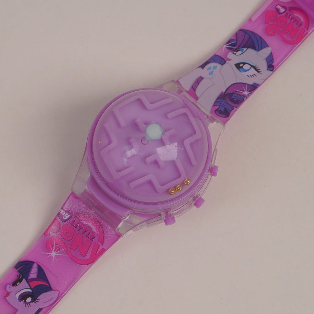 Kids Spinner digital watch purple