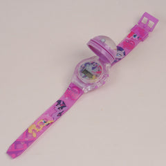 Kids Spinner digital watch purple