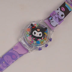 Kids Spinner digital watch purple