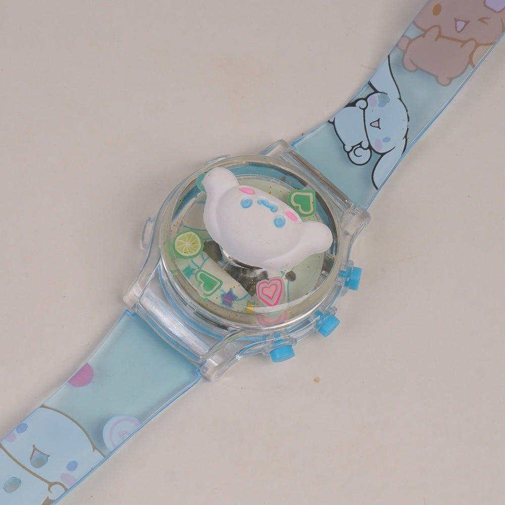 Kids Spinner digital watch cyan