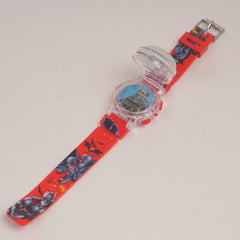 Kids Character Spinner digital watch Red B