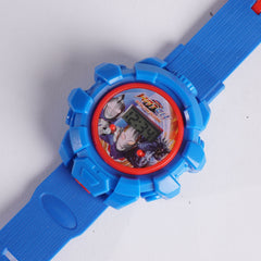 Kids Character Projector Watch Blue