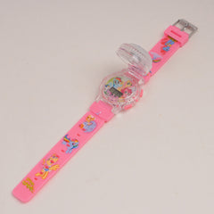 Kids Character Spinner digital watch Pink P