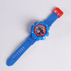 Kids Character Projector Watch Blue