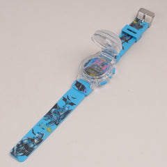 Kids Character Spinner digital watch Cyan B