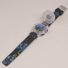 Kids Character Spinner digital watch Black B