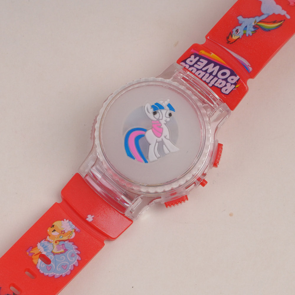 Kids Character Spinner digital watch Red P