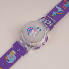 Kids Character Spinner digital watch Purple P