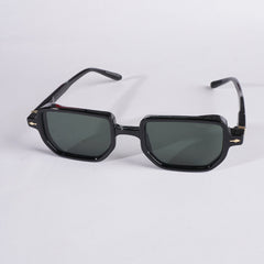 Black Green Sunglasses for Men & Women W6037