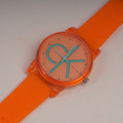 Junior Kids Analogue Watch Orange