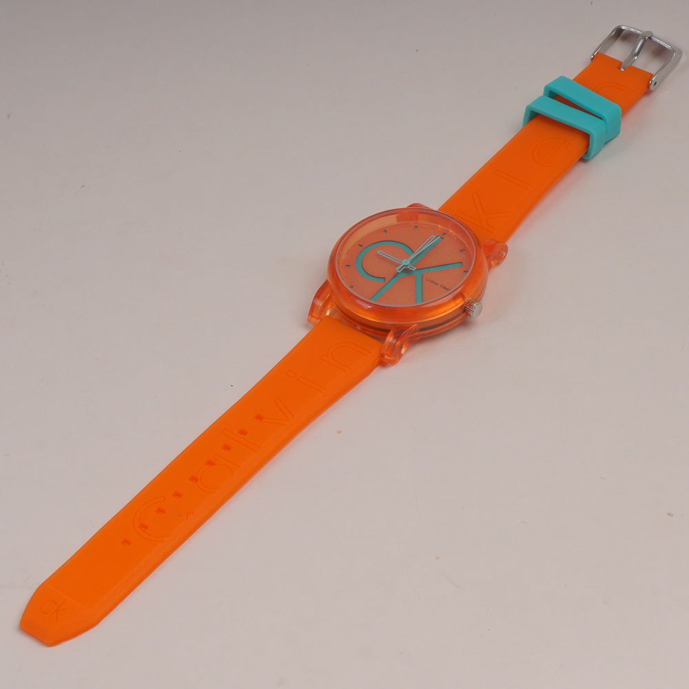 Junior Kids Analogue Watch Orange